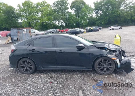 2017 Honda Civic Sport from USA, damaged, VIN SHHFK7H41HU234552